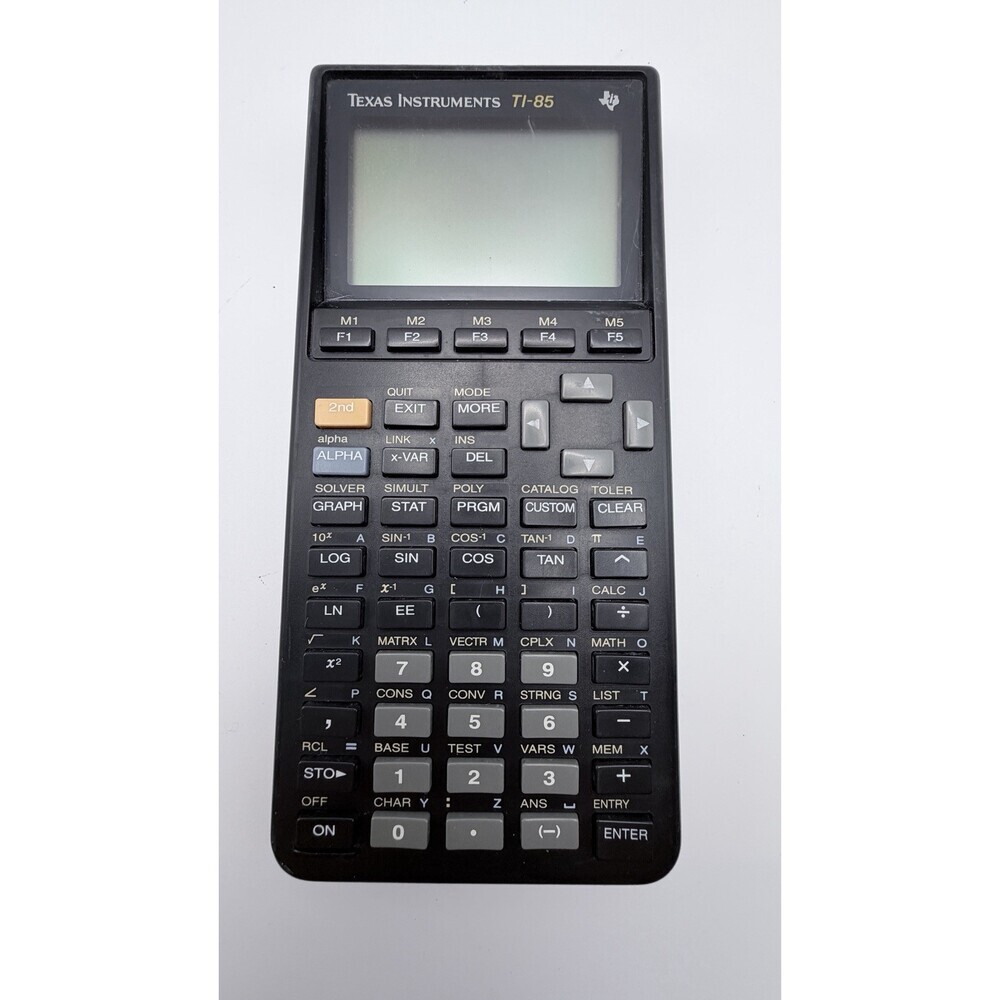 Texas Instruments TI-85 Graphing Calculator TI-85 w/ Cover Tested Works Cleaned - Picture 4 of 8